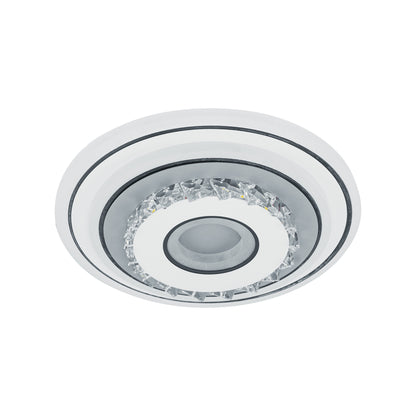 Żyrandol kryształowy LED MITA 28W, średnica 20cm, okrągły, światło zimne/ciepłe/neutralne, białe żyrandole LED Domyślny tytuł Alessandro Design