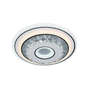 Żyrandol kryształowy LED MITA 28W, średnica 20cm, okrągły, światło zimne/ciepłe/neutralne, białe żyrandole LED Domyślny tytuł Alessandro Design