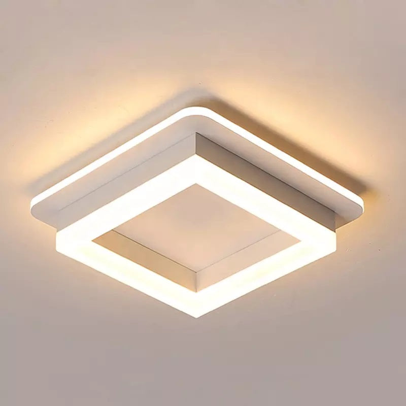 MODERN Żyrandol LED 26W, Rozmiar 19,5x19,5, Kwadrat, Światło zimne/ciepłe/Neutralne, Biały żyrandol LED Domyślny tytuł Alessandro Design