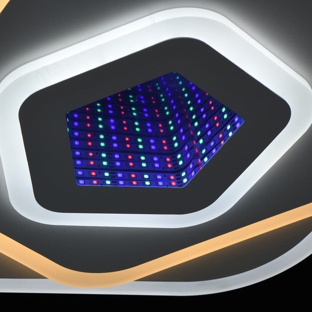 Żyrandol LED NEXA 3D 39W, średnica 23cm, światło zimne/ciepłe/neutralne, biały żyrandol LED domyślny tytuł Alessandro Design