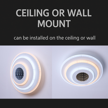 Żyrandol LED NEXA ROTUND 3D 39W, Światło zimne/ciepłe/neutralne, Białe żyrandole LED Domyślny tytuł Alessandro Design