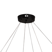 Podwieszany akrylowy żyrandol LED UNDA Crown, 28W, ciepłe/neutralne/zimne światło 3000/4000/6000K, biały, regulowana wysokość, nowoczesne żyrandole metalowe i akrylowe Domyślny tytuł Alessandro Design