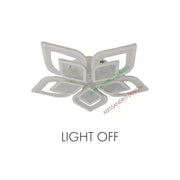 Żyrandol LED z pilotem DALIA 170W, 5 płatków, światło zimne/ciepłe/neutralne, możliwość przyciemniania, biały Żyrandol LED z pilotem Domyślny tytuł Alessandro Design