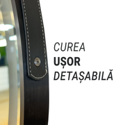 Okrągłe lustro LED, 11 W, 60 cm, czujnik Micah Marcello MotionGlow, system odmgławiania, zegar i termometr, lupa kosmetyczna, przyciemniane lustra Marcello Domyślny tytuł Alessandro Design