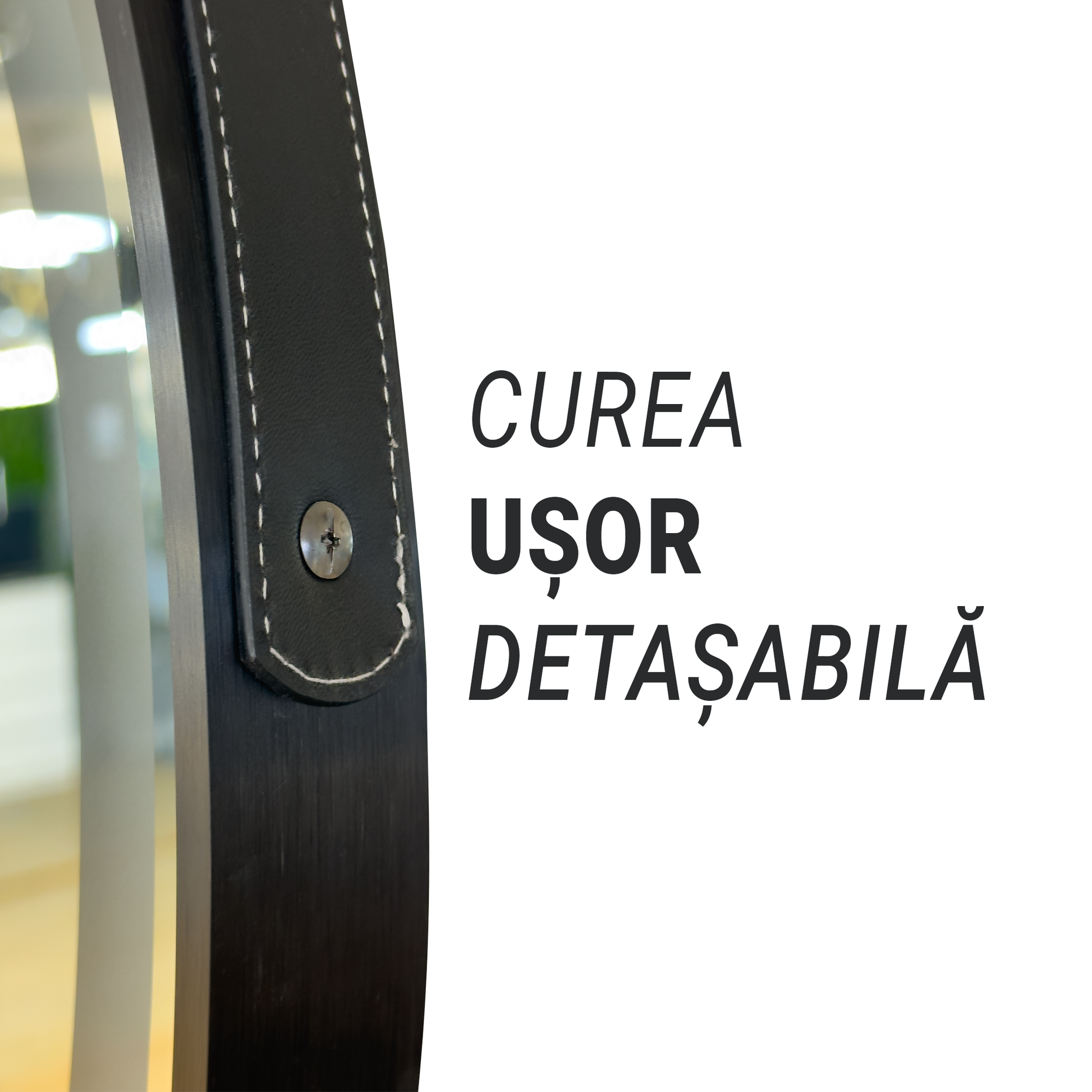 Okrągłe lustro LED, 11 W, 60 cm, czujnik Micah Marcello MotionGlow, system odmgławiania, zegar i termometr, lupa kosmetyczna, przyciemniane lustra Marcello Domyślny tytuł Alessandro Design