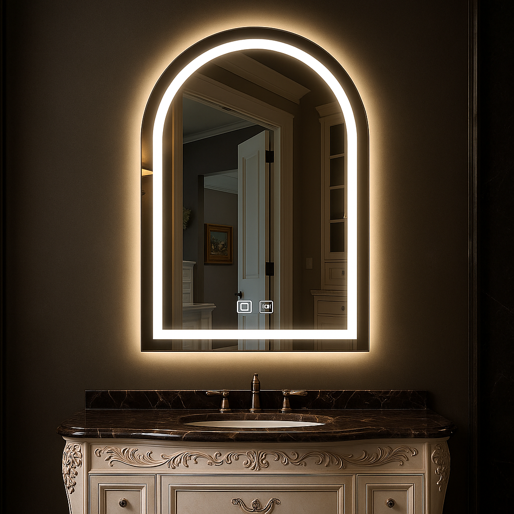 Lustro LED, 50x80cm, Iulius Touch Marcello, System odmgławiania, Lustra Dimabila Marcello Domyślny tytuł Alessandro Design