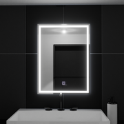 Prostokątne lustro LED, 50x70cm, FRAME Basic Touch Lustra Korman C Domyślny tytuł Alessandro Design