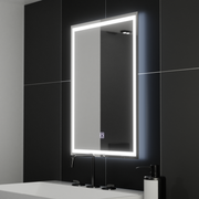 Prostokątne lustro LED, 50x70cm, FRAME Basic Touch Lustra Korman C Domyślny tytuł Alessandro Design