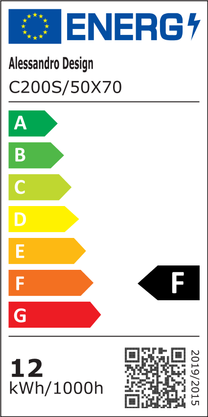 Lustro prostokątne LED 50x70cm FRAME Basic Touch