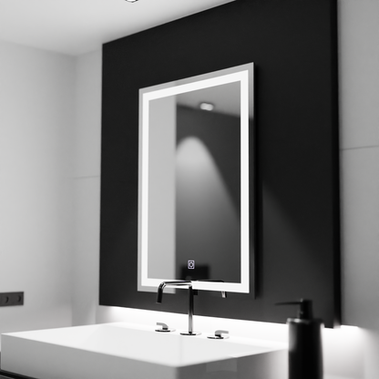 Prostokątne lustro LED, 60x80cm, FRAME Lustra Basic Touch Korman C Domyślny tytuł Alessandro Design