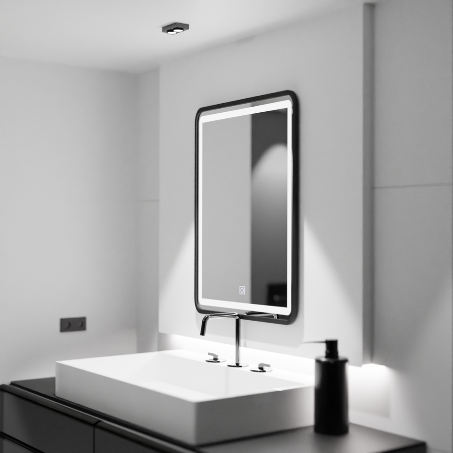 Prostokątne lustro LED, 60x80cm, Shade Basic Touch Lustra Korman C Domyślny tytuł Alessandro Design