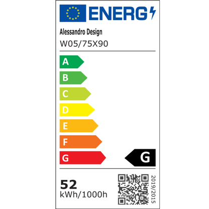 Prostokątne lustro LED, 75x90cm, Eclat MotionGlow Marcello, system odmgławiania, zegar i termometr, lupa kosmetyczna, przyciemniane lustra Marcello Domyślny tytuł Alessandro Design