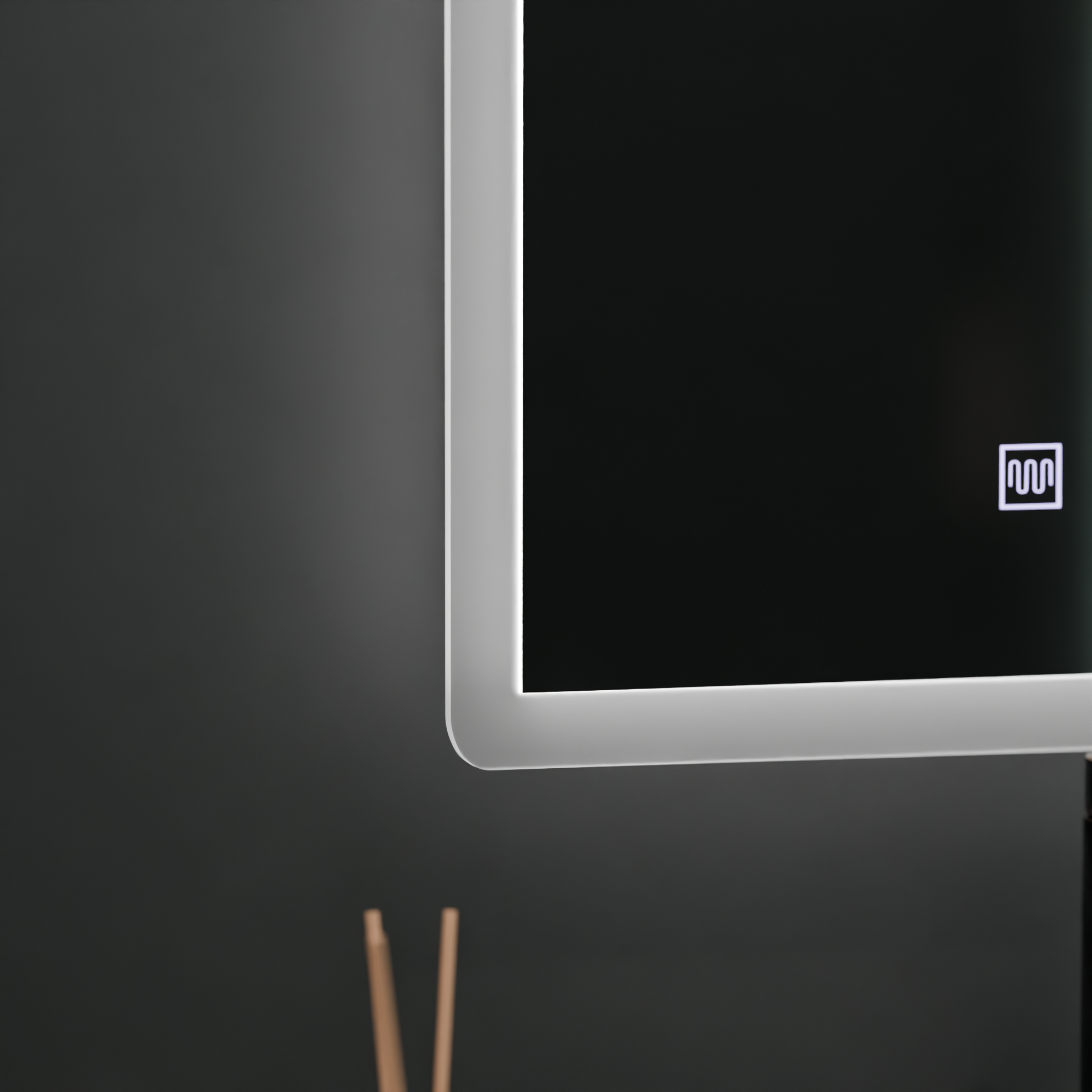 Prostokątne lustro LED, 60x80cm, dotykowy VENERA, system odmgławiania, ściemniane lustra Korman E Domyślny tytuł Alessandro Design