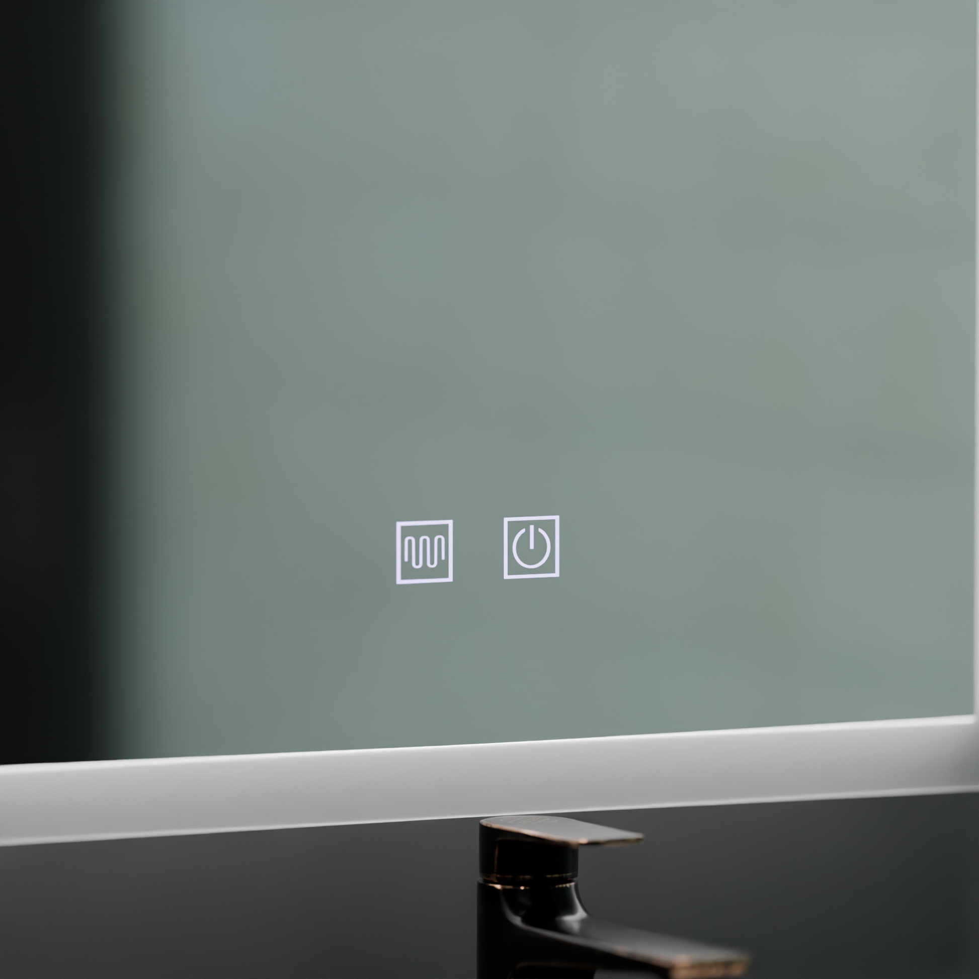 Prostokątne lustro LED, 60x80cm, dotykowy VENERA, system odmgławiania, ściemniane lustra Korman E Domyślny tytuł Alessandro Design