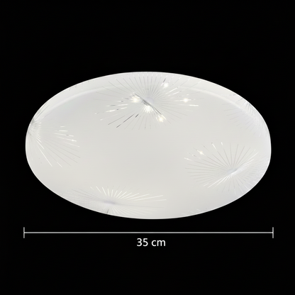 Lampa sufitowa LED 35 cm, 31W, 3000K / 4000K / 6000K, biała, metalowa i akrylowa Lampa sufitowa LED Domyślny tytuł Alessandro Design