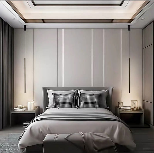 Lampa wisząca Pluto, 17 W, światło zimne/ciepłe/neutralne, czarne nowoczesne żyrandole Domyślny tytuł Alessandro Design