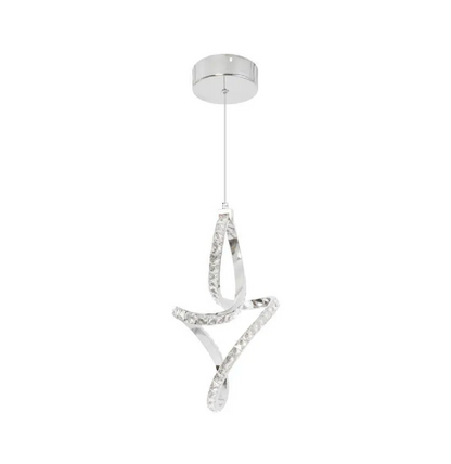 Pendul LED Osiris, 24W, Cristal, Crom -19A Default Title Alessandro Design