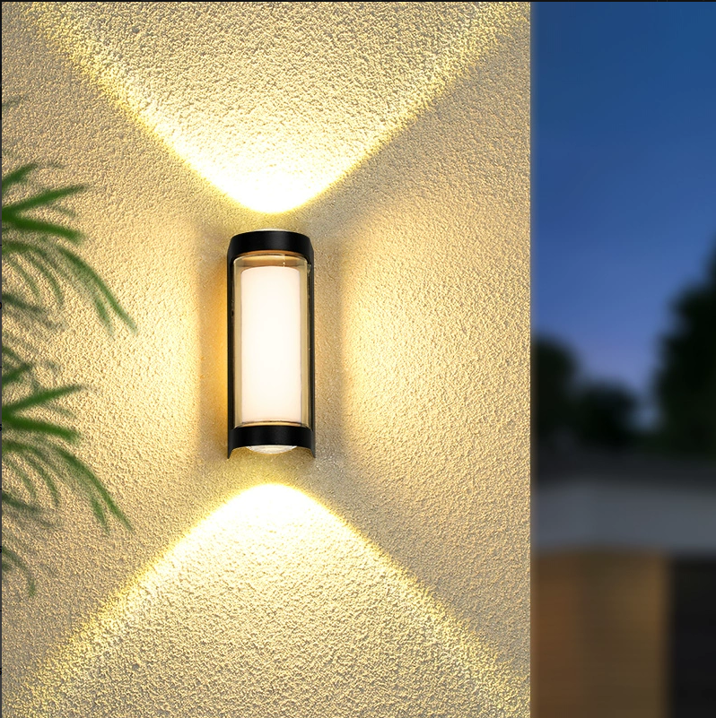 Kinkiet zewnętrzny LED Han, 8 W, metal, czarny Kinkiety zewnętrzne Domyślny tytuł Alessandro Design