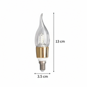 Żarówka LED E14 Świeca, 6W, Zimne światło, 6000K