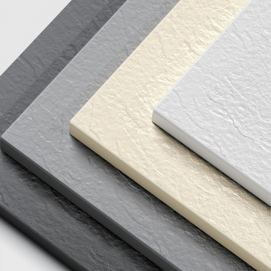 Brodzik prostokątny 70x90 cm, wąski 3 cm, czarny Dom i ogród Domyślny tytuł Alessandro Design