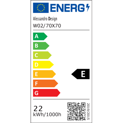 Okrągłe lustro LED, 22 W, 70 cm, Visio MotionGlow Marcello, system usuwania zamglenia, zegar i termometr, lupa kosmetyczna, przyciemniane lustra Marcello Domyślny tytuł Alessandro Design