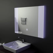Prostokątne lustro LED, 80x60cm, Infinity Frame Basic Touch 1005S-20A Domyślny tytuł Alessandro Design