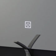 Prostokątne lustro LED, 80x60cm, Infinity Frame Basic Touch 1005S-20A Domyślny tytuł Alessandro Design