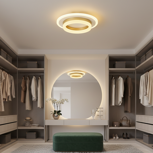 Żyrandol LED SOLENA ROTONDA 21W, średnica 20cm, światło zimne/ciepłe/neutralne, złote białe żyrandole LED domyślny tytuł Alessandro Design