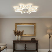 Żyrandol LED ANEMO Fan z pilotem, 48W, G87cm, światło zimne/neutralne/ciepłe, metal i plastik, biały