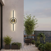Dekoracyjna lampa LED CERBOS, 42W, 60cm, światło ciepłe/neutralne/zimne, kolor czarny, metal i akryl