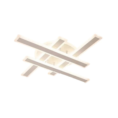 Żyrandol LED z pilotem ZYRON Magno, 79W, 46x5,5x7,5, światło zimne/ciepłe/neutralne, możliwość przyciemniania, biały, metal, pleksiglas Żyrandole LED z pilotem Domyślny tytuł Alessandro Design