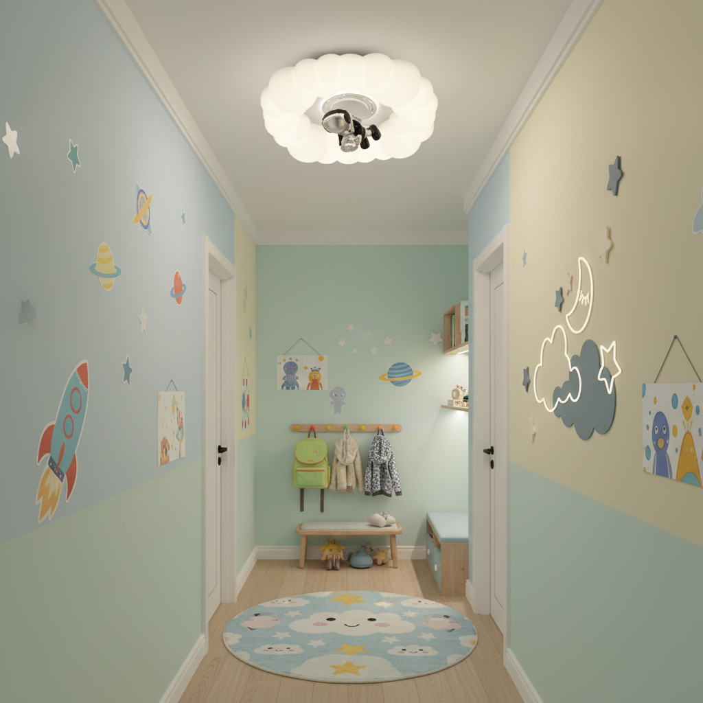 Żyrandol LED KOSMER z pilotem 75W, średnica 50cm, światło zimne/ciepłe/neutralne, biały żyrandol LED z pilotem Domyślny tytuł Alessandro Design