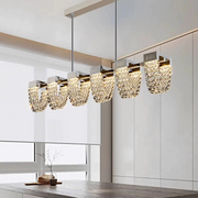 Zawieszany żyrandol LED, STRATUS Supremo, kryształ i metal, 15W, światło zimne/ciepłe/neutralne 3000K/4000K/6000K, luksusowe oświetlenie Cristal Candelabra Domyślny tytuł Alessandro Design