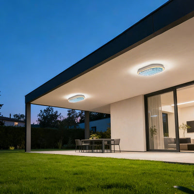 Zewnętrzny kinkiet LED AX325/270WH, 12W, IP65, Biały, Metal