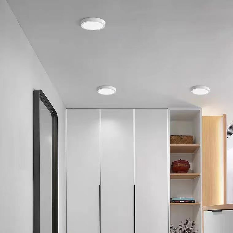 Okrągła lampa sufitowa LED, 31 W, 22 cm, 6000 K, biały metal – lampy sufitowe LED o zimnym świetle Domyślny tytuł Alessandro Design