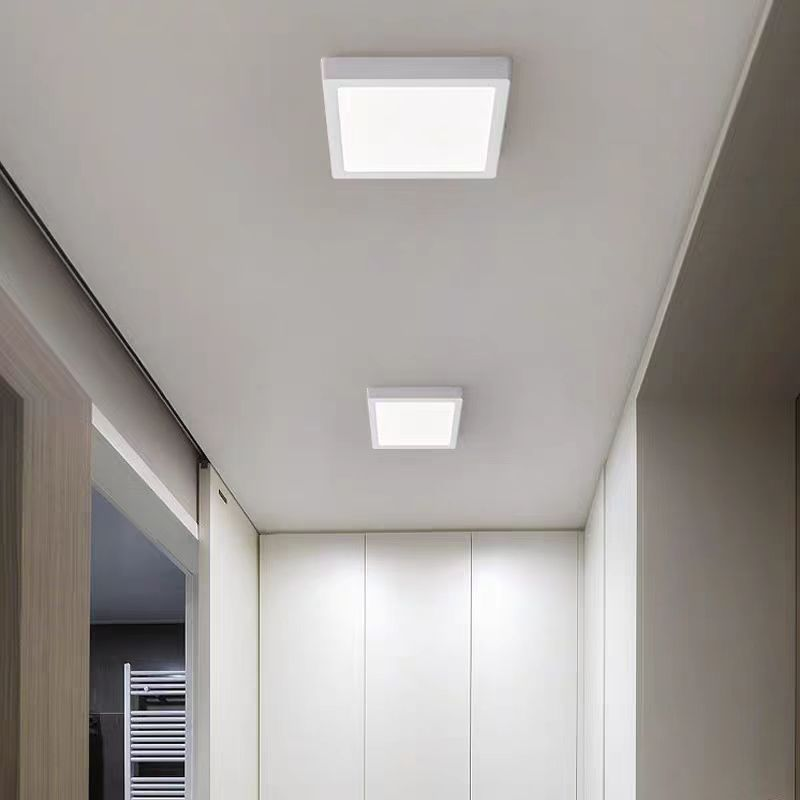 Kwadratowa lampa sufitowa LED, 36W, 22x22cm, fajne światło, 6000K, białe lampy sufitowe LED Domyślny tytuł Alessandro Design