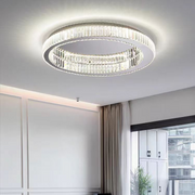 Żyrandol LED z pilotem i kryształem VERTUS 31W, 50cm, Okrąg, Światło zimne/ciepłe/Neutralne, Możliwość ściemniania, Chromowany Żyrandol LED z pilotem Domyślny tytuł Alessandro Design