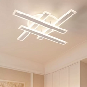 Żyrandol LED z pilotem ZYRON Magno, 79W, 46x5,5x7,5, światło zimne/ciepłe/neutralne, możliwość przyciemniania, biały, metal, pleksiglas Żyrandole LED z pilotem Domyślny tytuł Alessandro Design