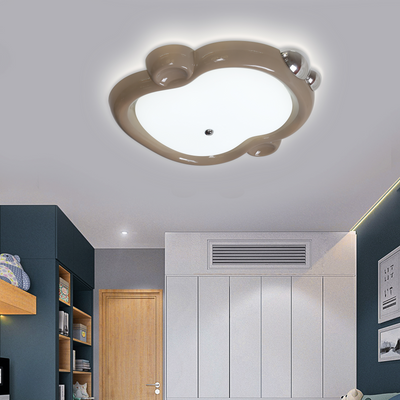 Żyrandol LED 8056BN, 57W, Brązowy Akryl, Światło 3000K/4000K/6000K