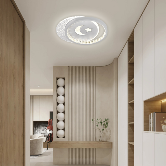 Żyrandol LED PERU 34W, 2 koła, światło zimne/ciepłe/neutralne, białe żyrandole LED Domyślny tytuł Alessandro Design