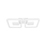 Żyrandol LED z pilotem FELIX 28W, 2 kwadraty, światło zimne/ciepłe/neutralne, możliwość przyciemniania, biały Żyrandol LED z pilotem Domyślny tytuł Alessandro Design
