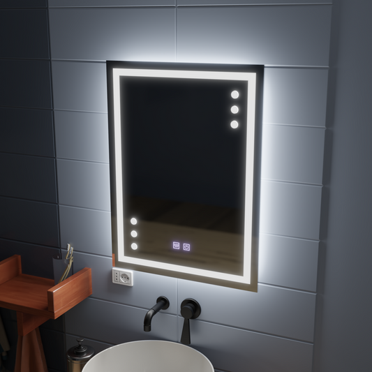 Lustro LED Touch Infima Demist System 60X80cm Lustra Korman E Domyślny tytuł Alessandro Design