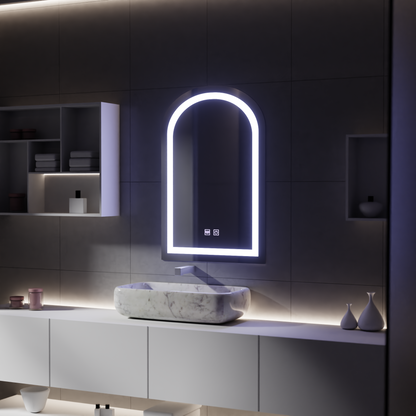 Lustro dotykowe LED z funkcją odmgławiania, lustra 80x50 cm Korman E Domyślny tytuł Alessandro Design
