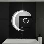 Okrągłe lustro LED, 80 cm, Orbis Touch, system odmgławiania, możliwość przyciemniania, lustra E31S/80X80 Korman E Domyślny tytuł Alessandro Design