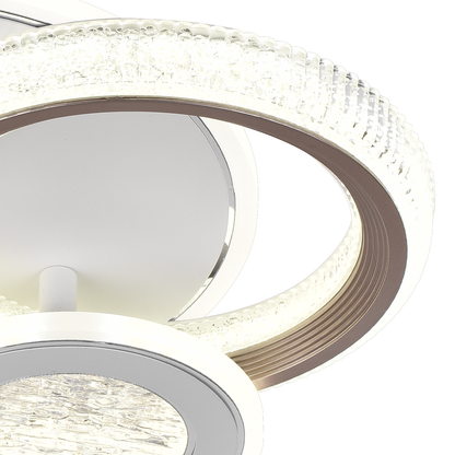 Żyrandol LED NYXORA 44W, 3 koła, światło zimne/ciepłe/neutralne, białe żyrandole LED domyślny tytuł Alessandro Design