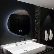 Organiczne lustro LED 60x60 cm, Duna Touch, system odmgławiania, ściemniane lustra Korman E Domyślny tytuł Alessandro Design