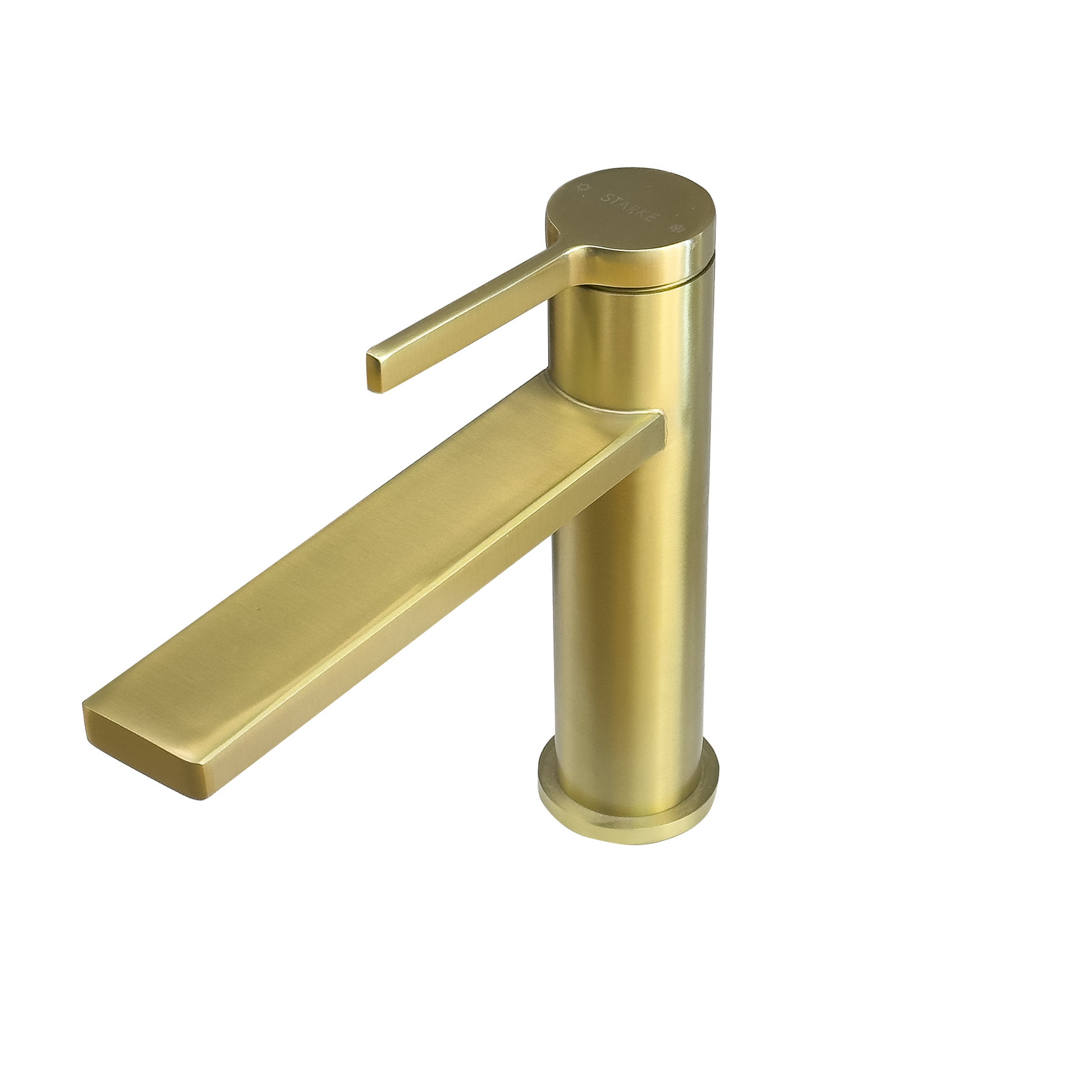 Bateria umywalkowa, mosiądz sanitarny, złoto, baterie łazienkowe 7207H/D Domyślny tytuł Alessandro Design