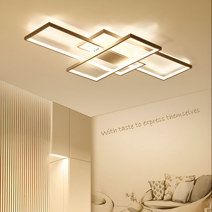 Żyrandol LED z pilotem LANDYN 78W, światło zimne/ciepłe/neutralne, możliwość przyciemniania, białe żyrandole LED z pilotem Domyślny tytuł Alessandro Design