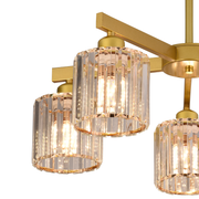 Nowoczesny klasyczny żyrandol LC110/5GD z kryształem, 5xE27, złotem, metalem i kryształem Klasyczne żyrandole Domyślny tytuł Alessandro Design