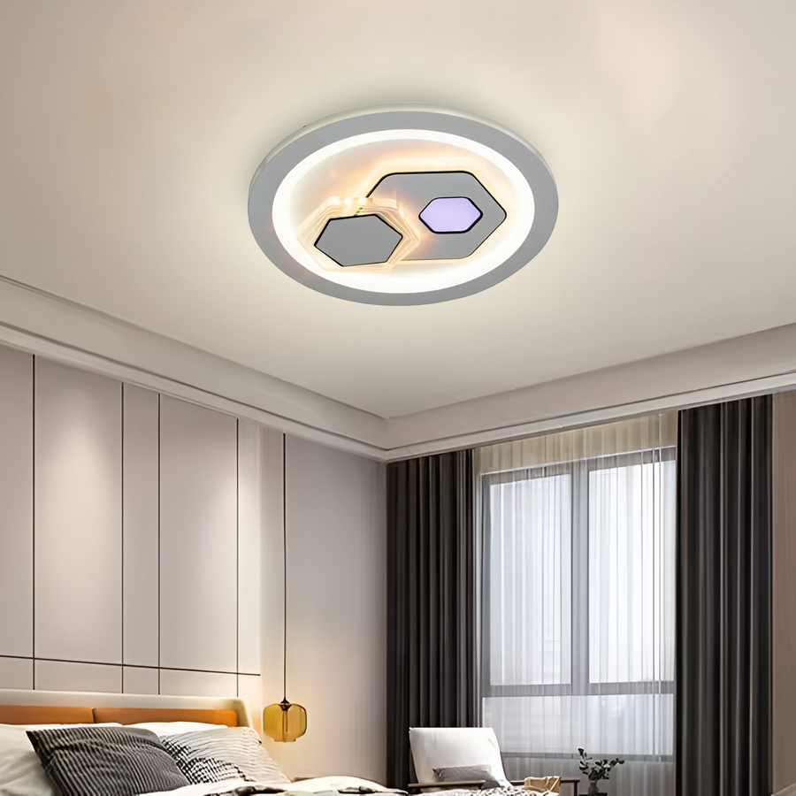 Żyrandol LED KATHLEEN RGB 16W, ciepłe/neutralne światło, białe stosowane żyrandole LED Domyślny tytuł Alessandro Design